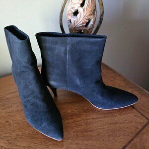 Dolce Vita  Nero Suede Black Ankle Boots